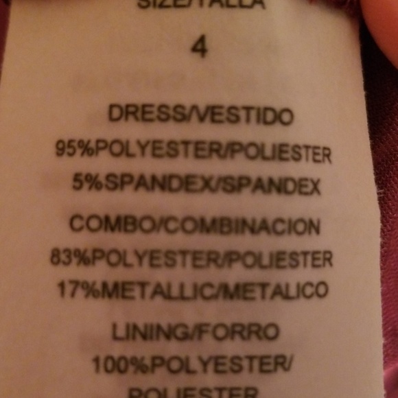 3 piece wine red dress - Picture 6 of 7